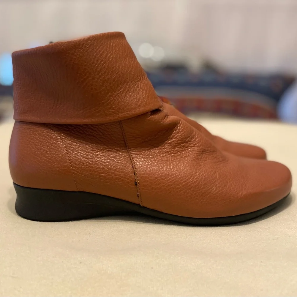 Elegant Tan Ankle Booties